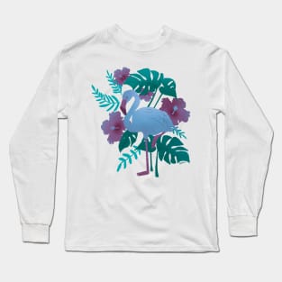 Flamingo: Midnight Paradise Long Sleeve T-Shirt